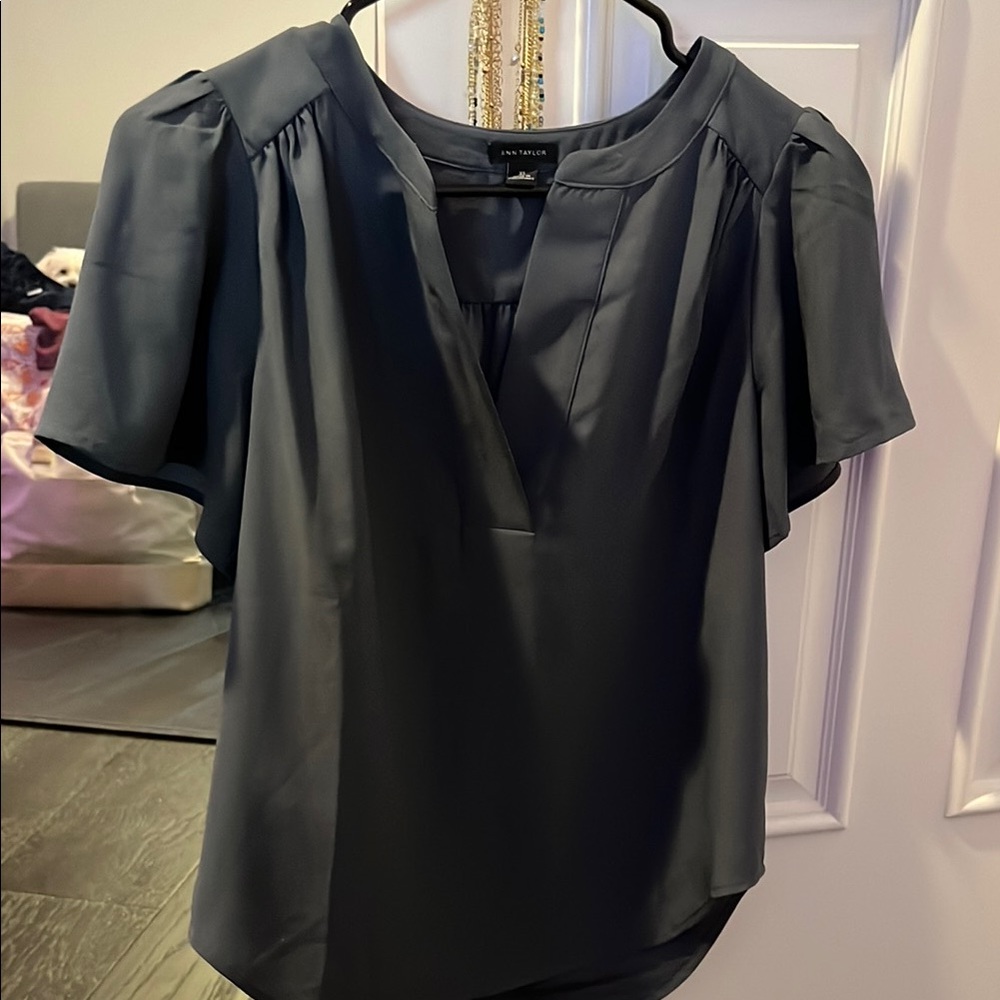 Ann Taylor Women's Short Sleeve Blouse